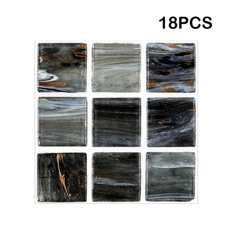 LoftDesigns 10 cm x 10 cm PVC-Mosaikfliese Selbstklebend Wattson